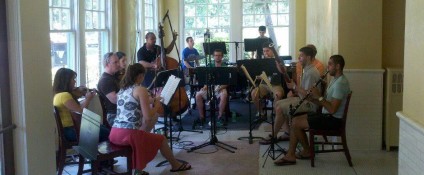 CutTime Players rehearsal at Hot Springs Music Festival